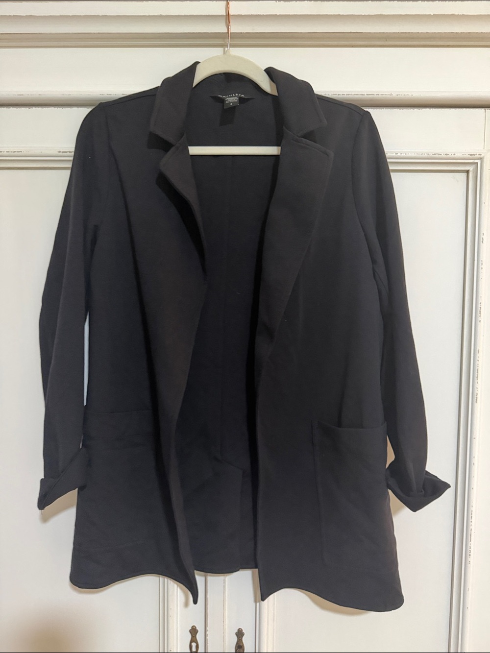 Athleta Open-Front Black Women's Blazer Jacket